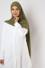 Hijab mousseline rectangle Nissa 175