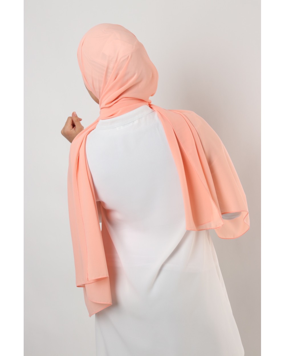 Hijab mousseline rectangle Nissa 175