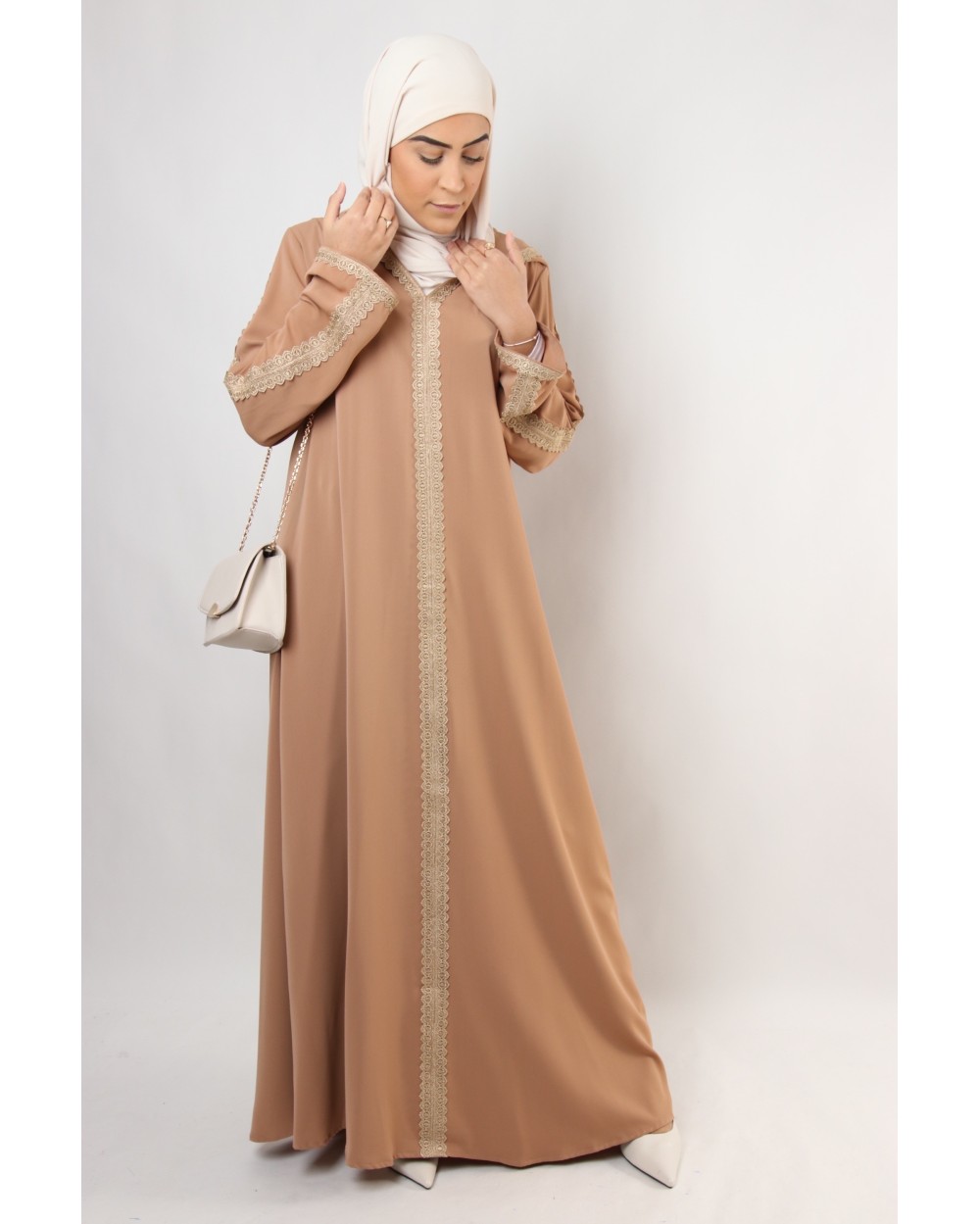Afelina hooded abaya