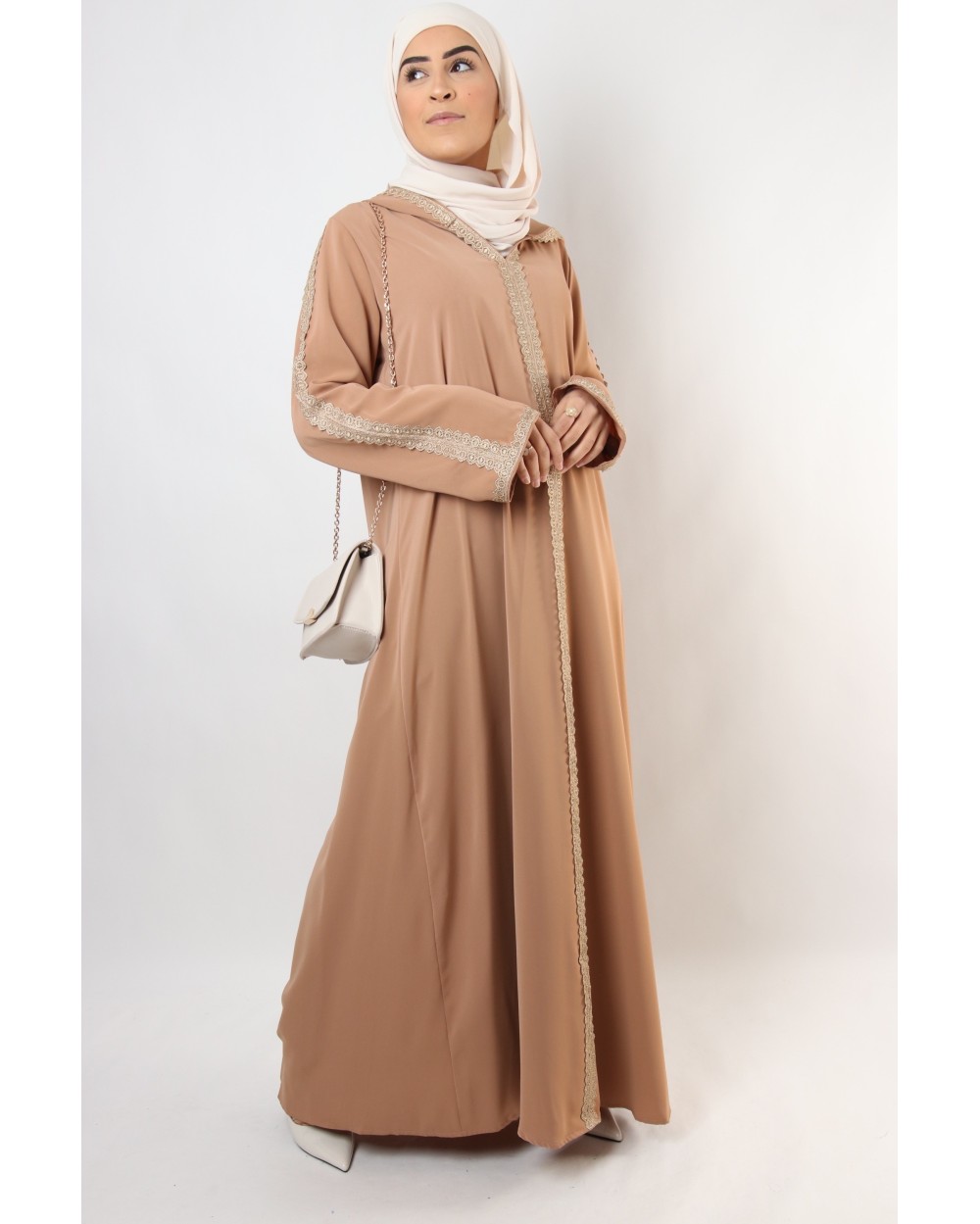 Afelina hooded abaya