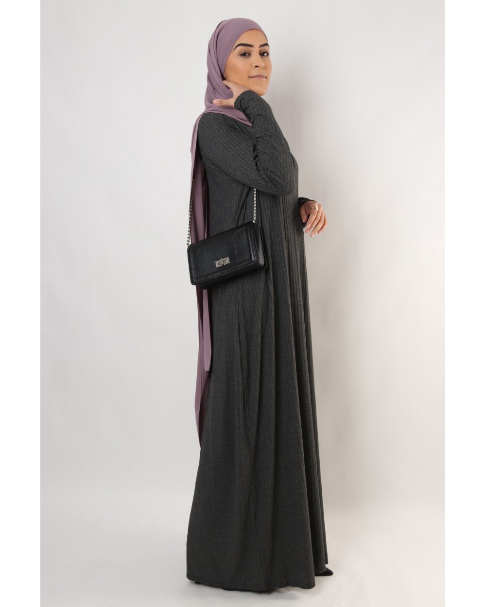 Robe longue simply striée