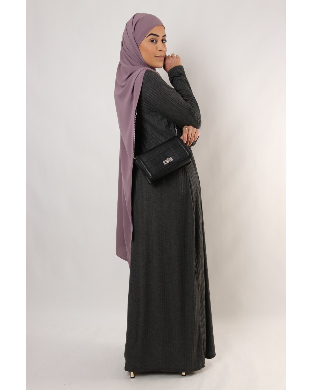 Robe longue simply striée