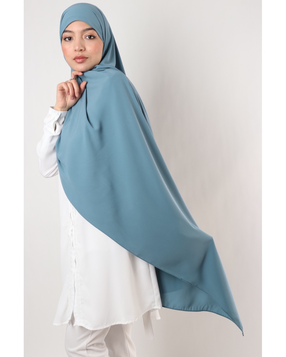 Medina Ebruli silk scarf
