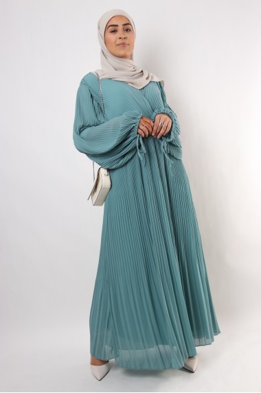 Nassima pleated dress