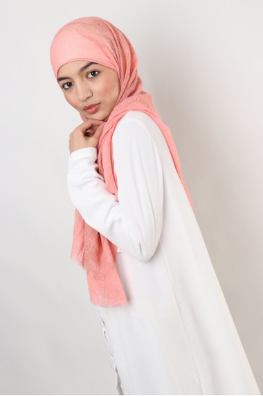 Maxi Hijab imprimé dentelle