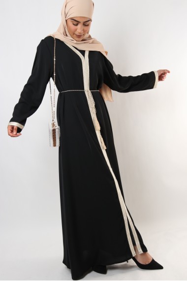 Abaya Anais embroidery