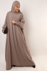 Abaya oversize hijab integrated hood