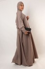 Abaya oversize hijab integrated hood