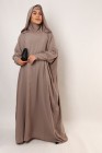 Abaya oversize hijab integrated hood