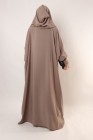 Abaya oversize hijab integrated hood