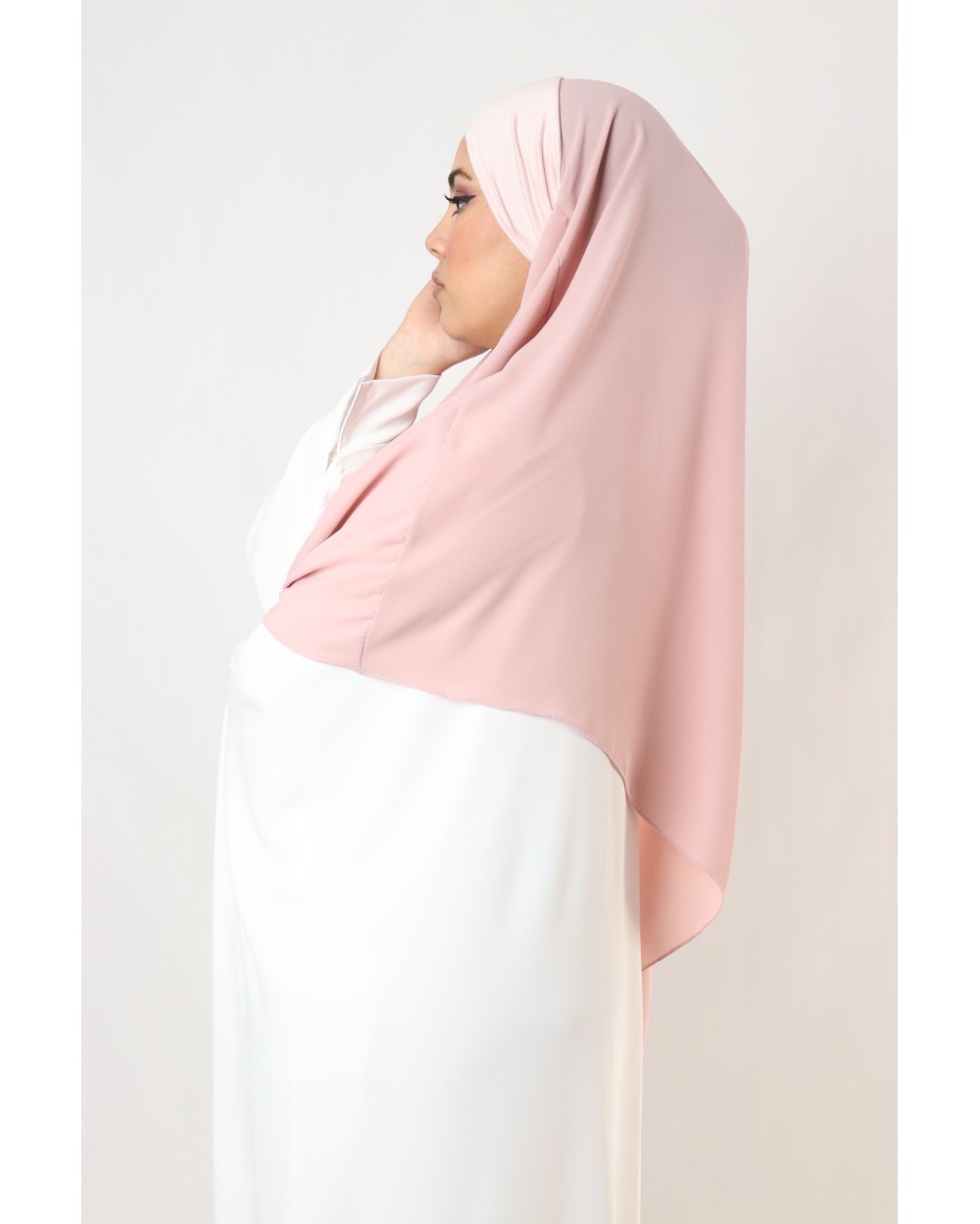 Khimar mousseline à enfiler