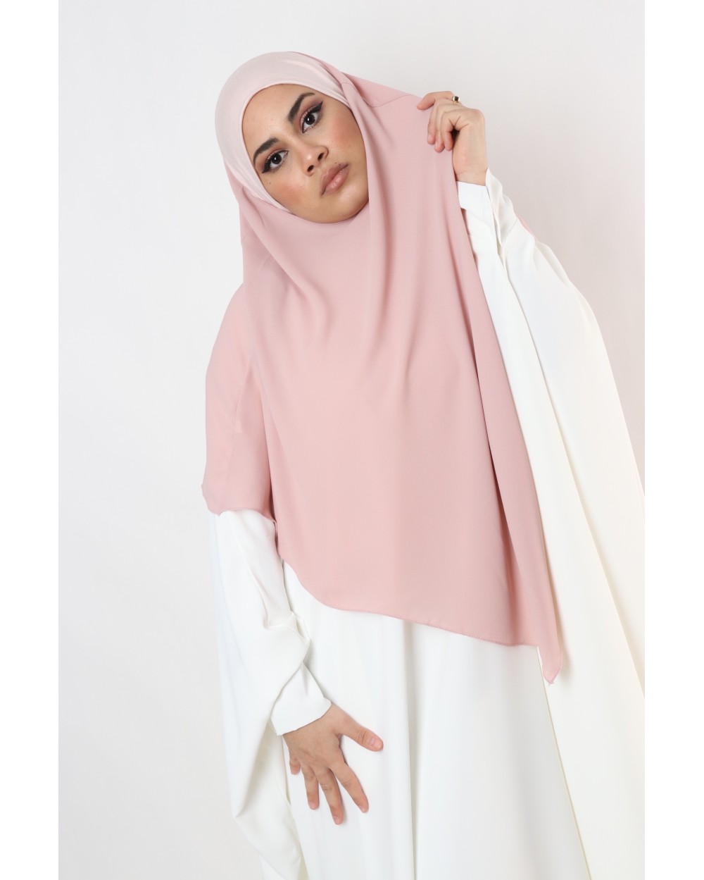 Khimar mousseline à enfiler