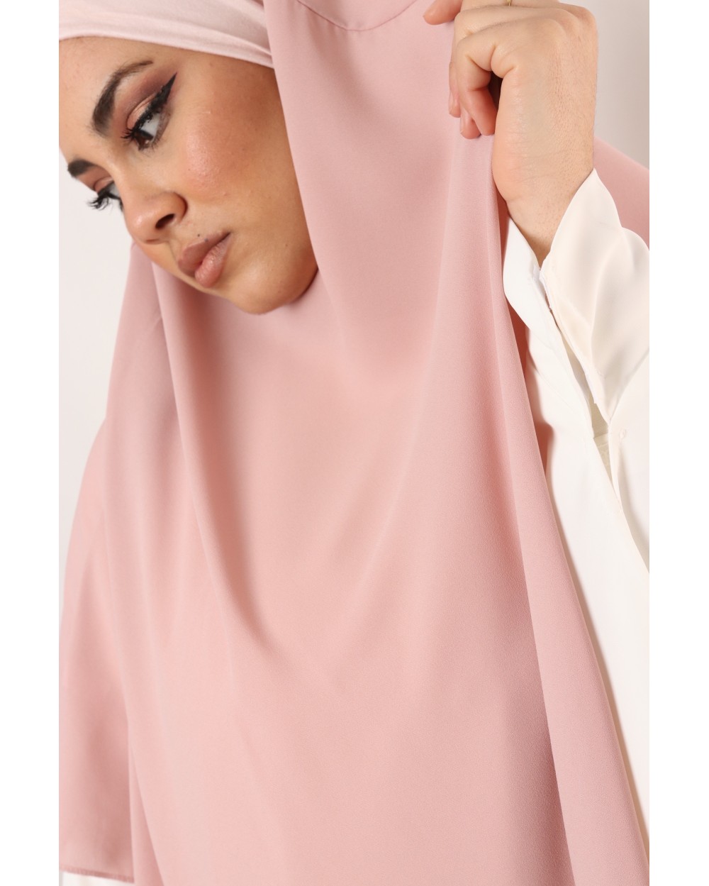 Khimar mousseline à enfiler