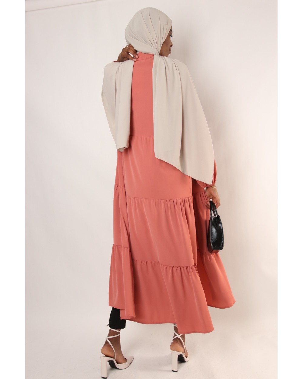 Serena kimono with ruffle