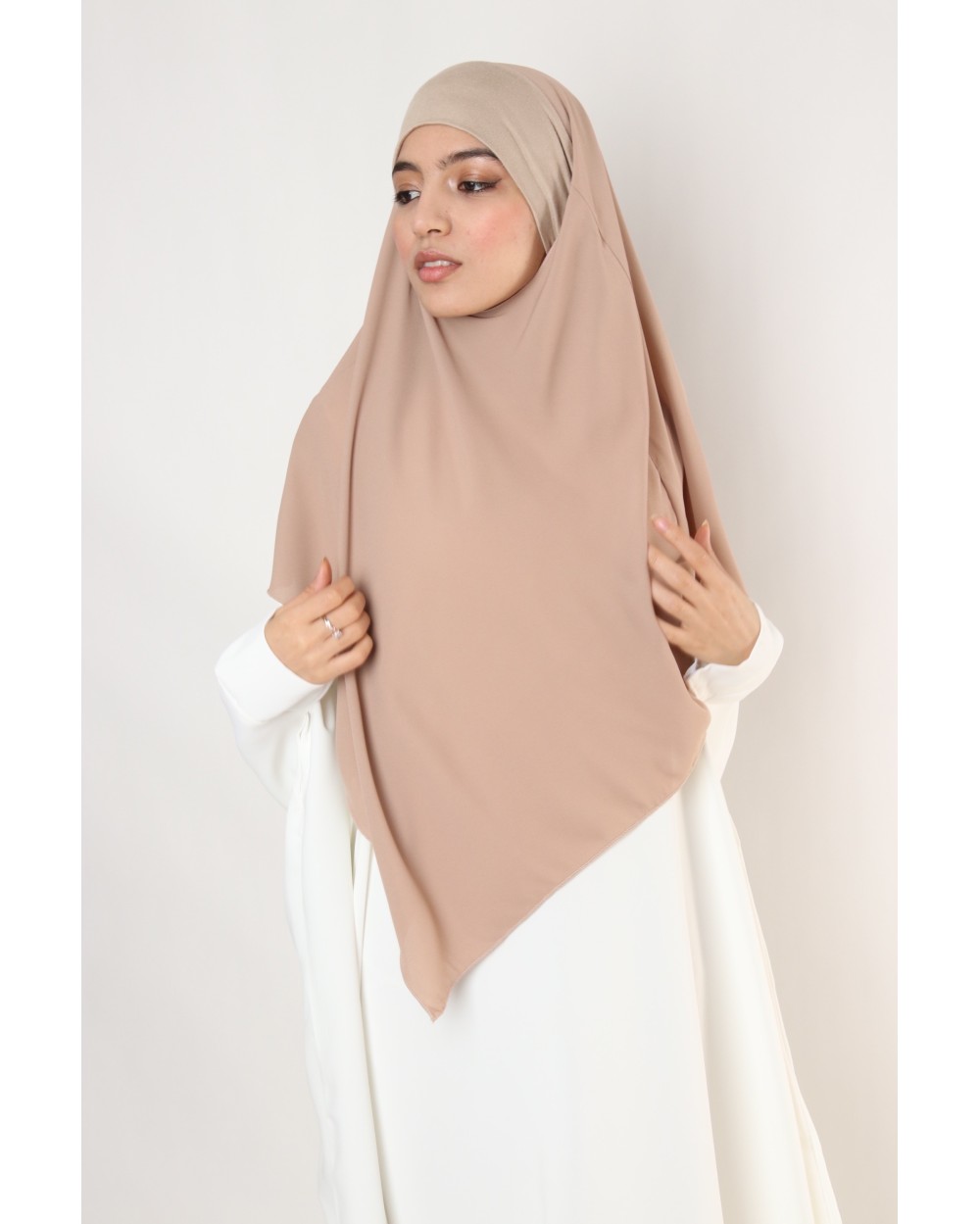 Khimar mousseline à enfiler