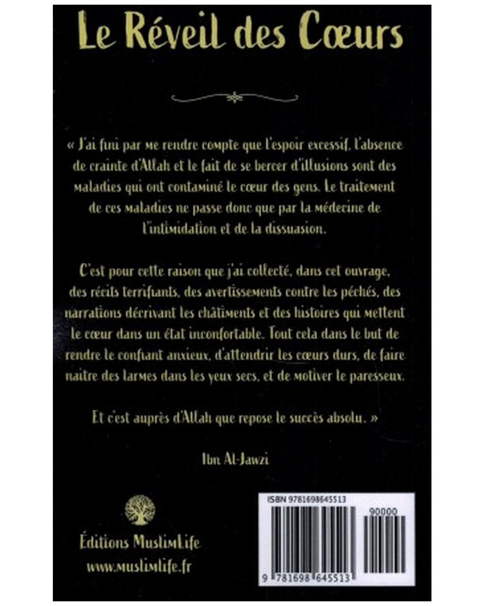 Le Réveil des coeurs - IBN AL-JAWZÎ - Edition muslimlife