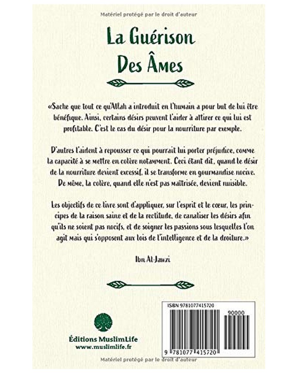 Healing of the soul - Ibn Al Jawzi - Muslimlife