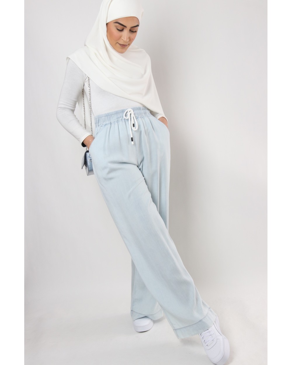 Pantalon Petunia effet jeans