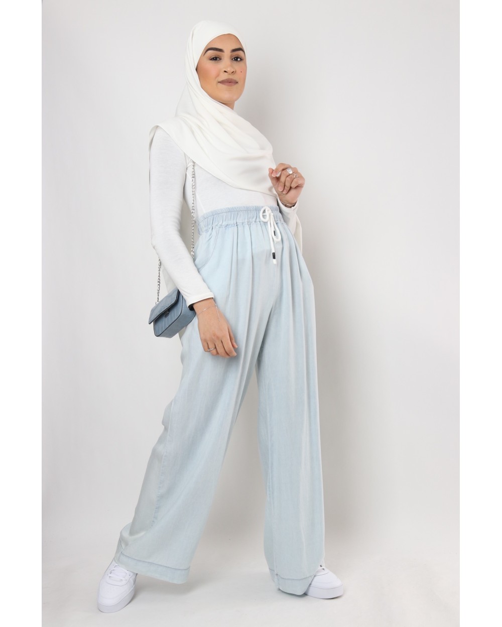 Pantalon Petunia effet jeans