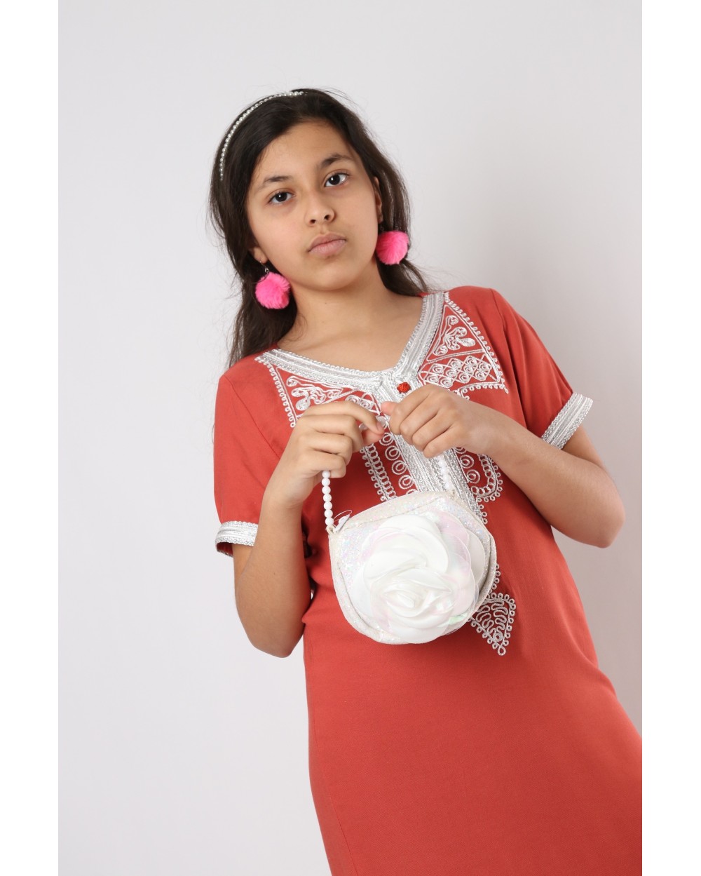 Gandoura fille broderie