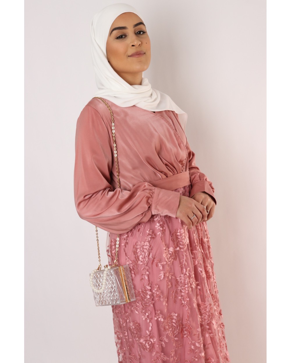 Robe Eleanne satinée