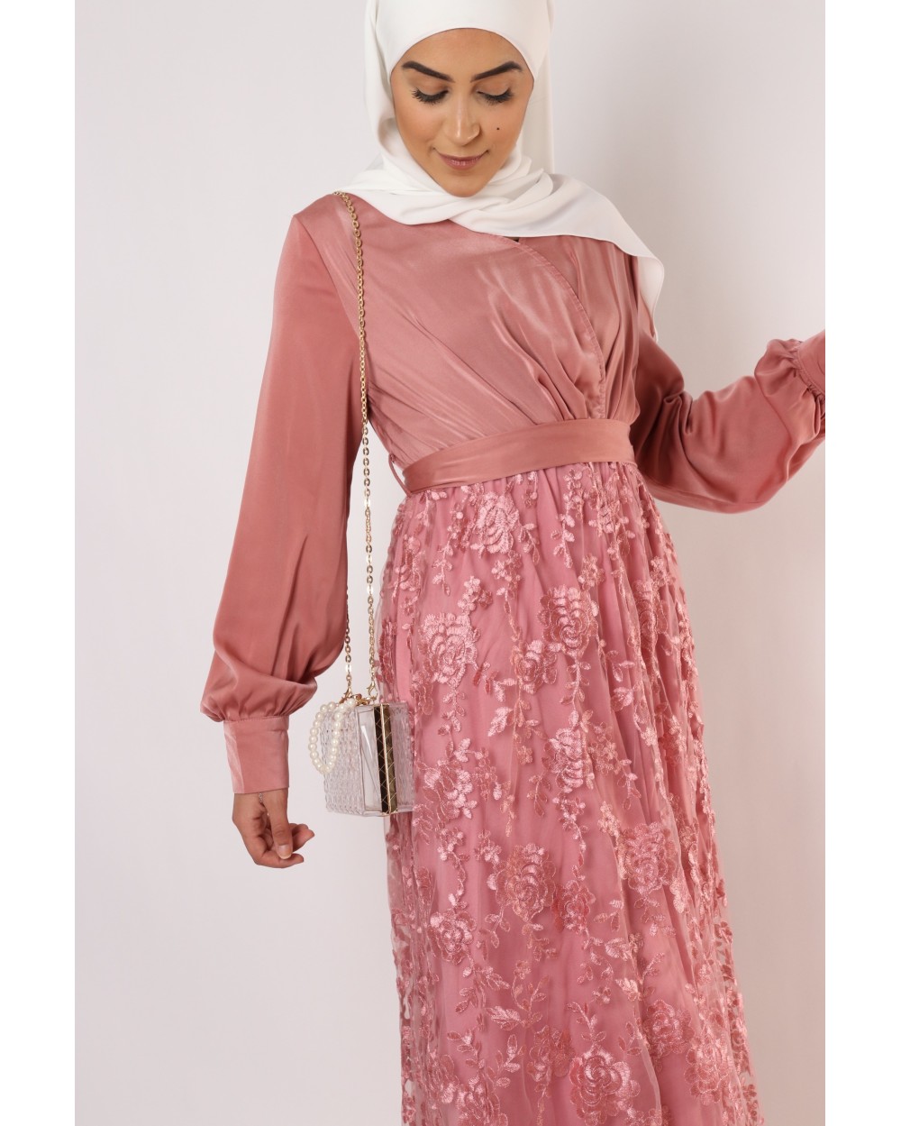 Robe Eleanne satinée