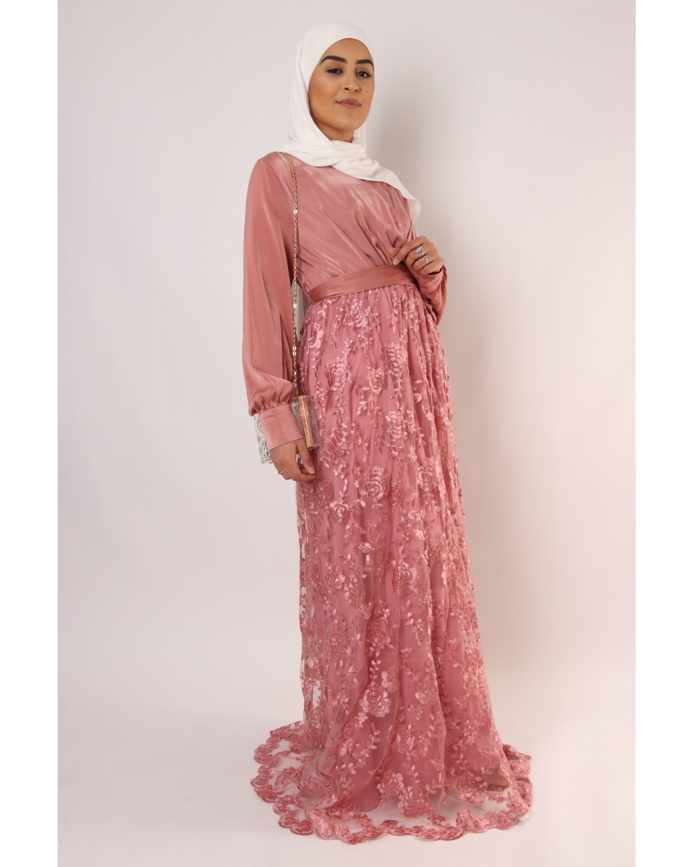 Robe Eleanne satinée