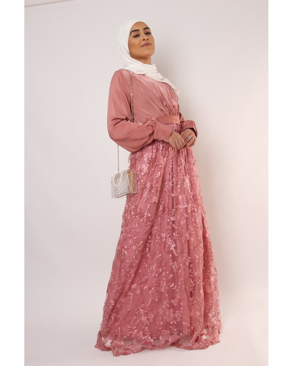 Robe Eleanne satinée