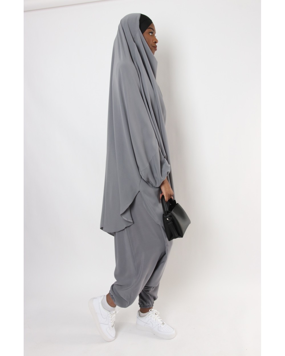 Jilbab Criss Cross lycra headband and sarouel