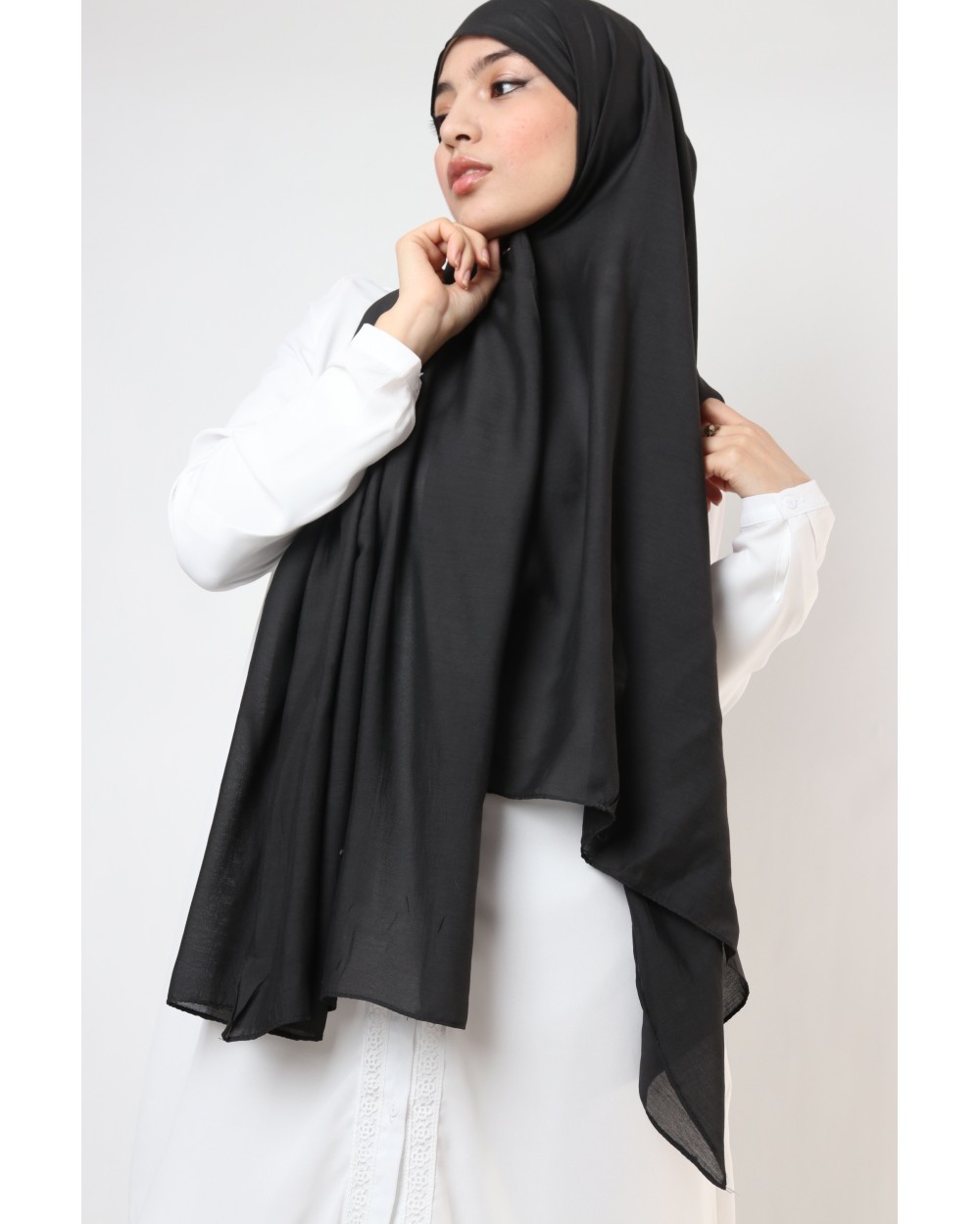 Maxi Foulard Glossy classique uni