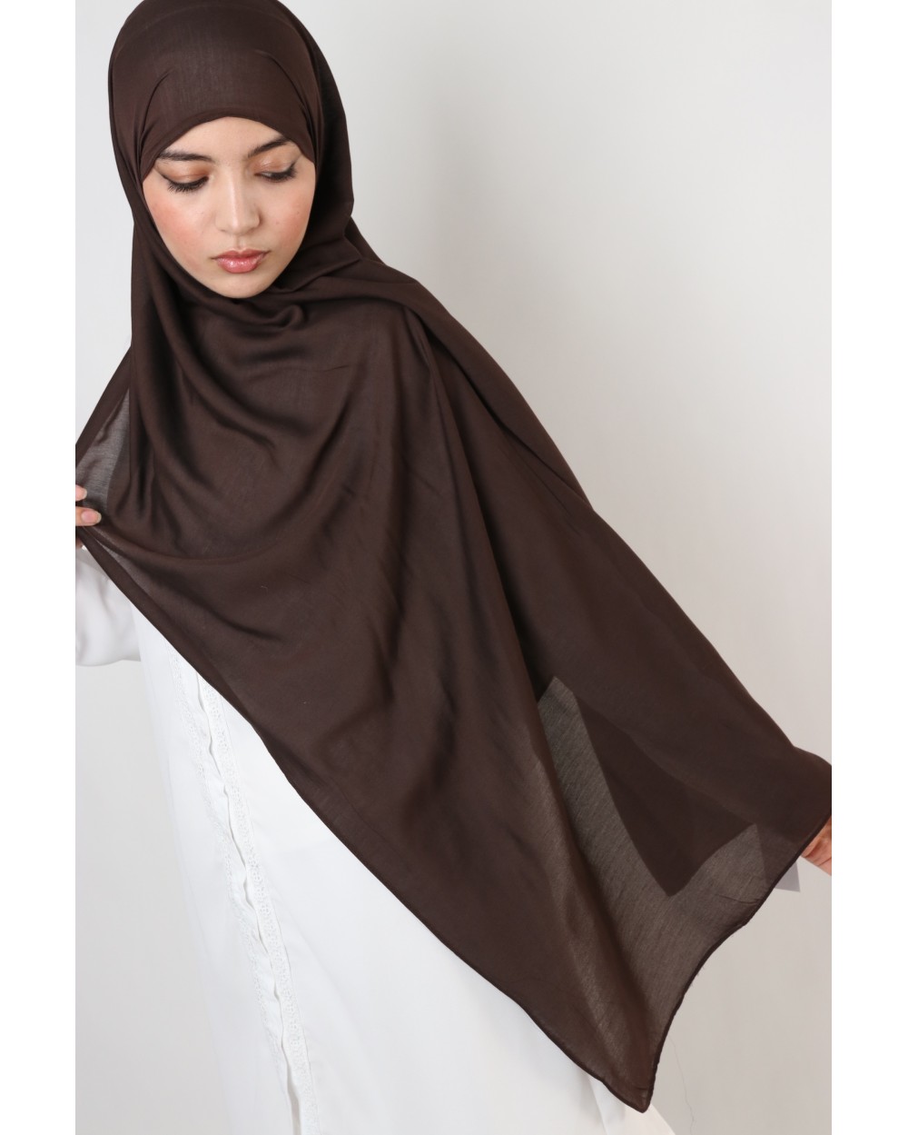 Maxi Foulard Glossy classique uni