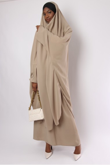 Jilbab crossed headband...