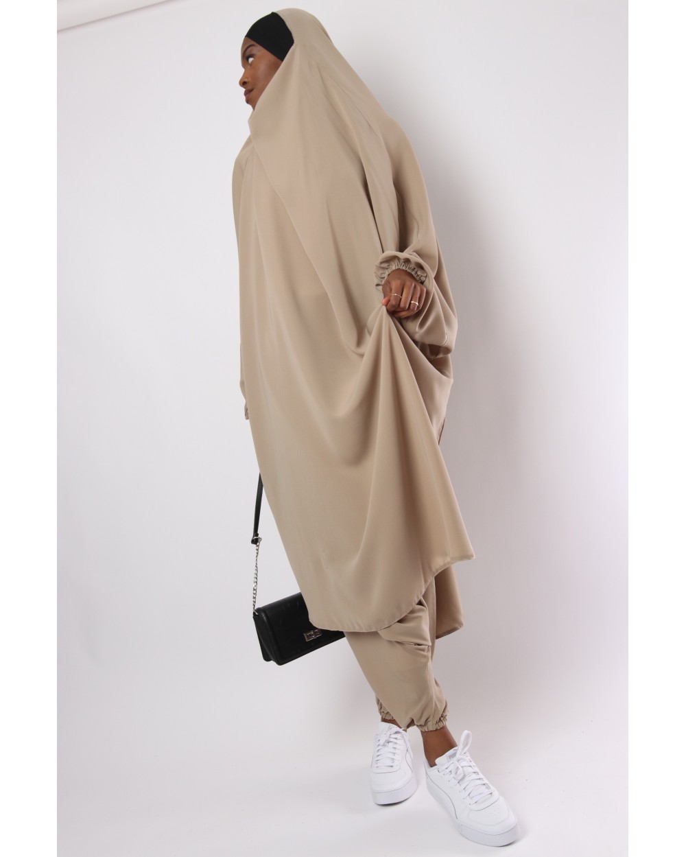 Jilbab Criss Cross lycra headband and sarouel