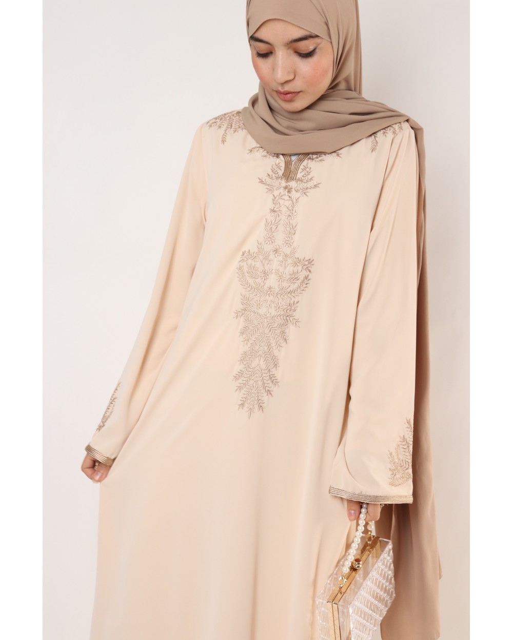 Yosra Embroidered Abaya
