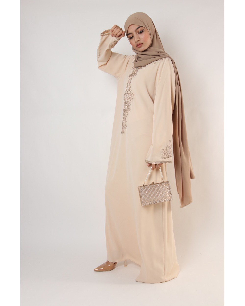 Abaya brodée Yosra