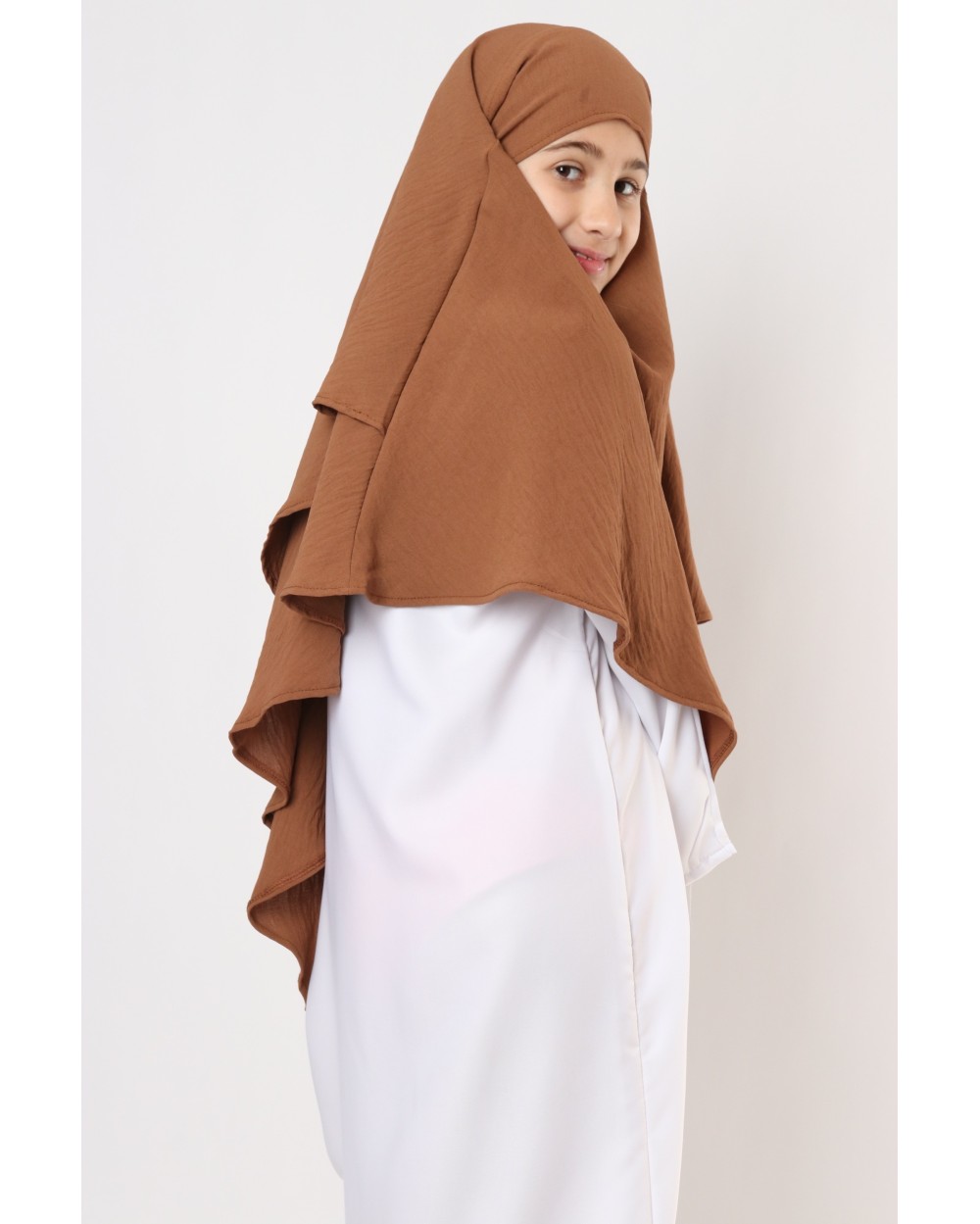Khimar jazz 2 voiles fille