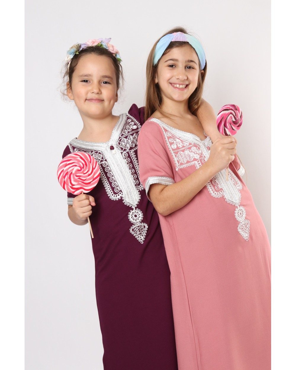 Gandoura fille broderie