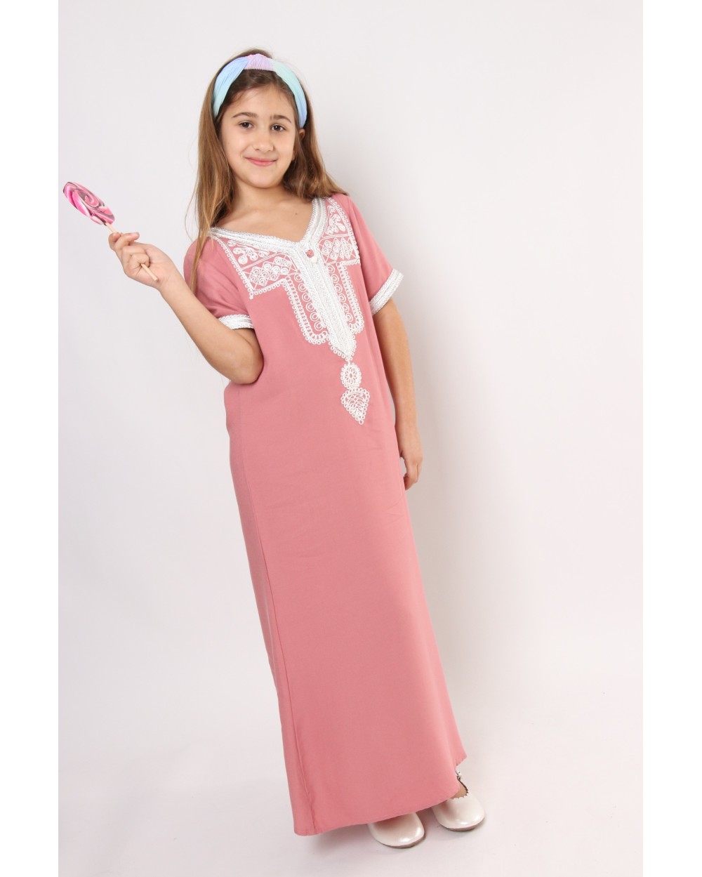 Gandoura fille broderie