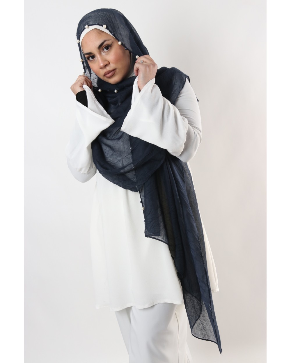 Hijab Anastasia with pearl