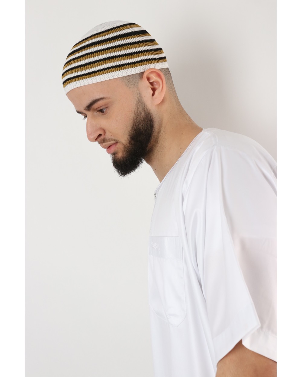 Chéchia homme rayures