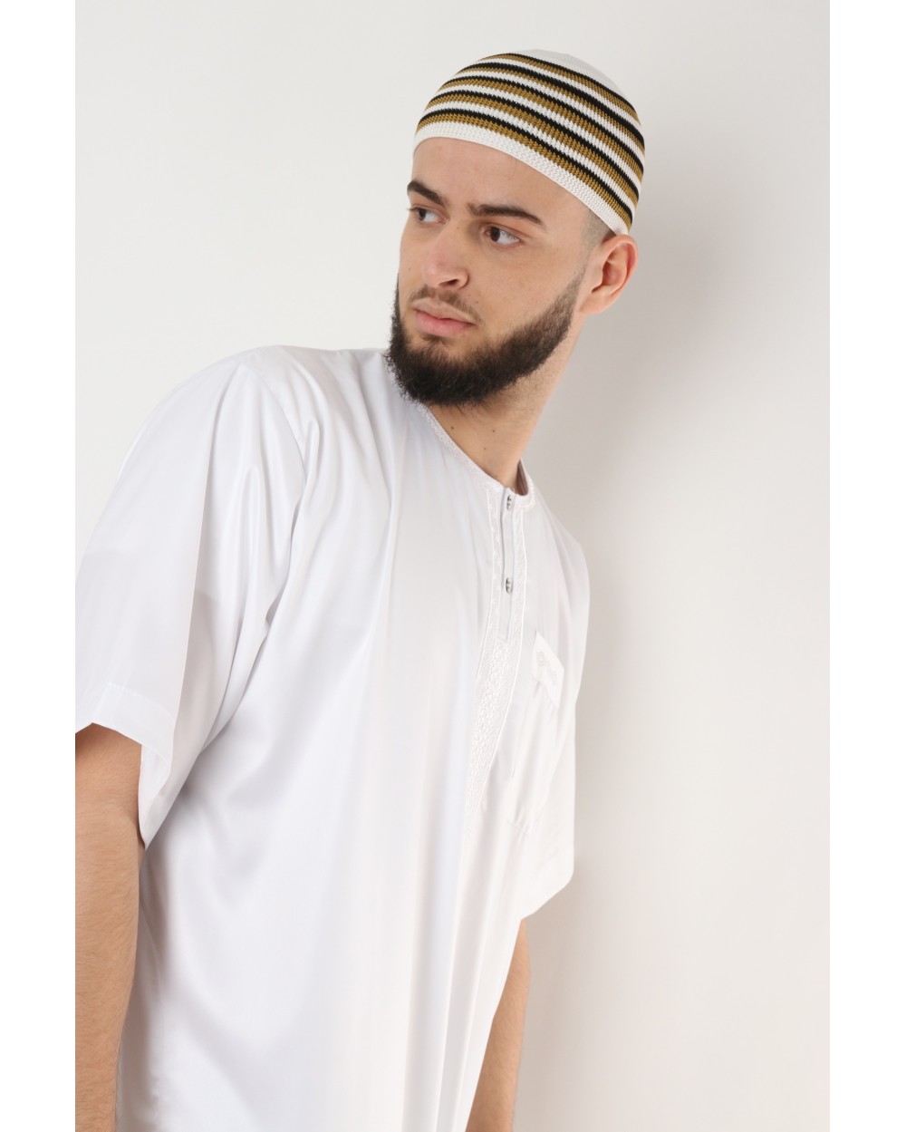 Chéchia homme rayures