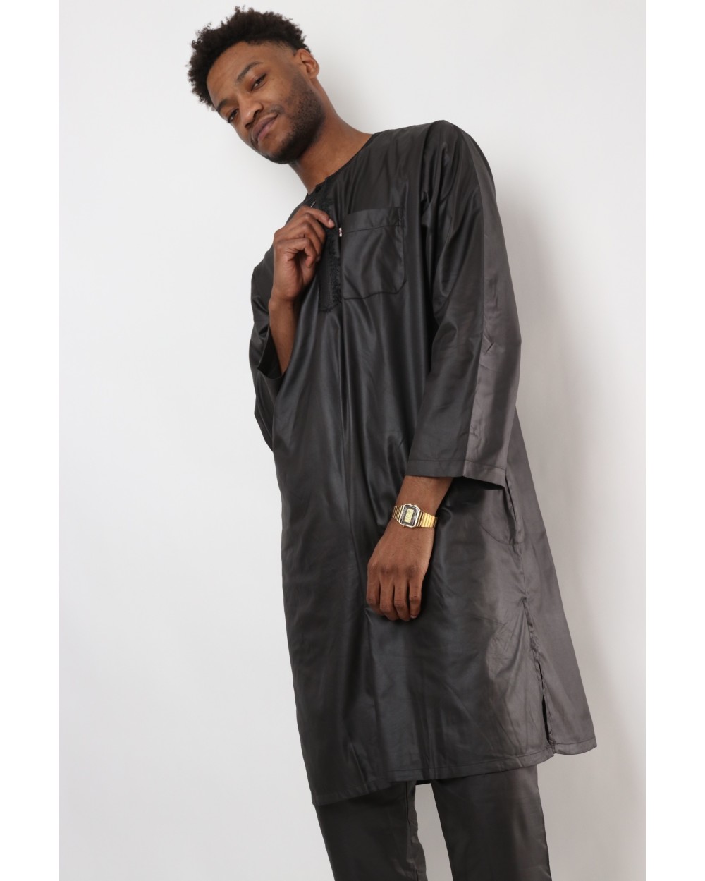 Ensemble pakistanais satiné AFAQ LS