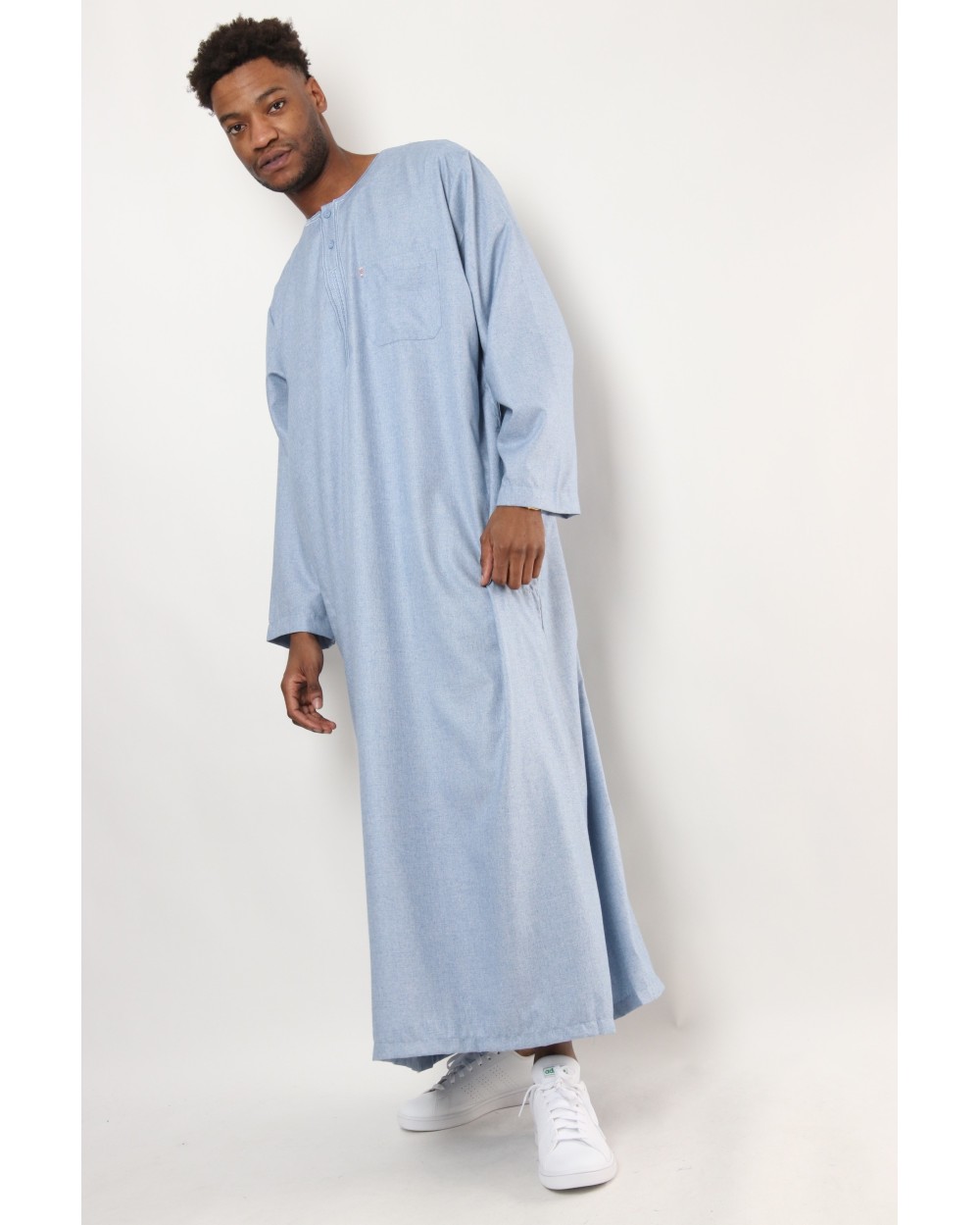 Qamis AFAQ coton manche longue