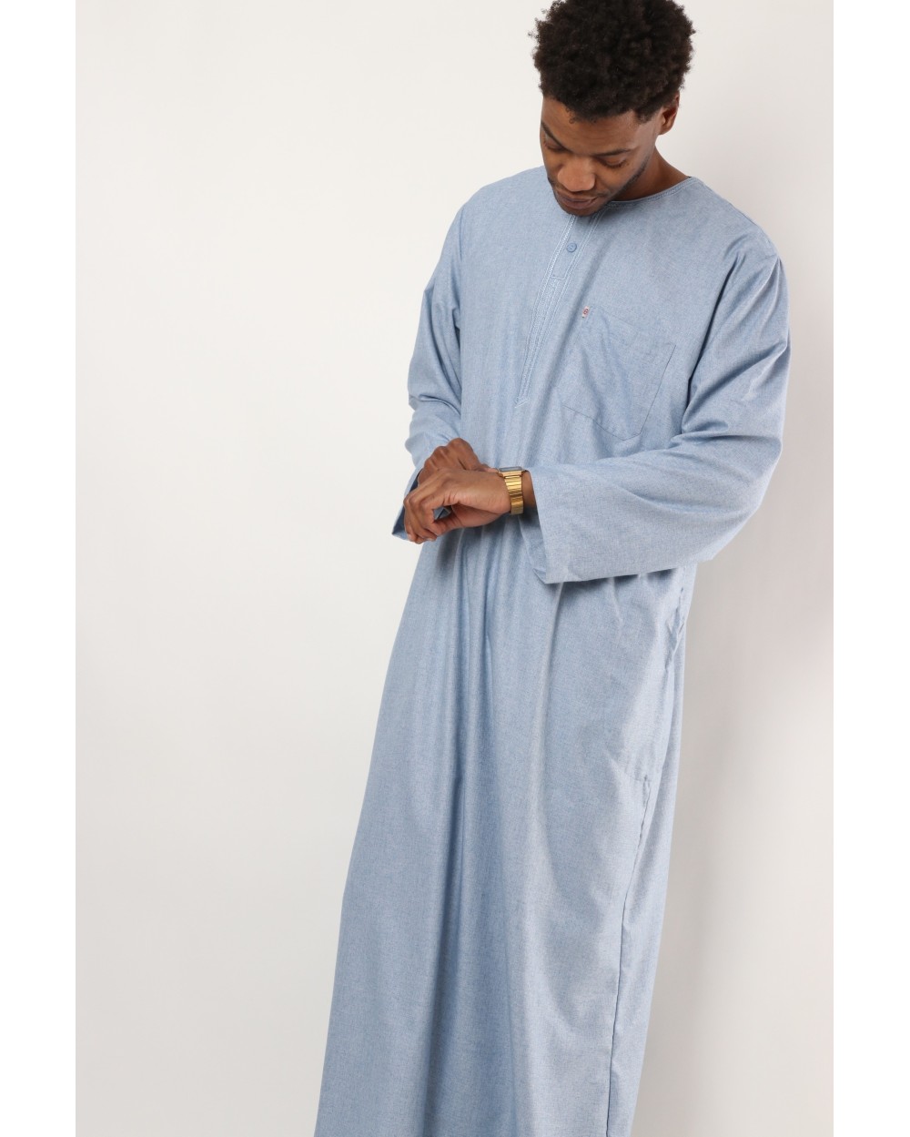 Qamis AFAQ coton manche longue