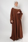 Abaya Jazz manches bouffantes