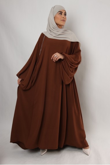 Abaya Jazz manches bouffantes