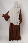 Abaya Jazz manches bouffantes