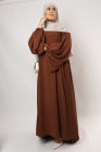Abaya Jazz manches bouffantes