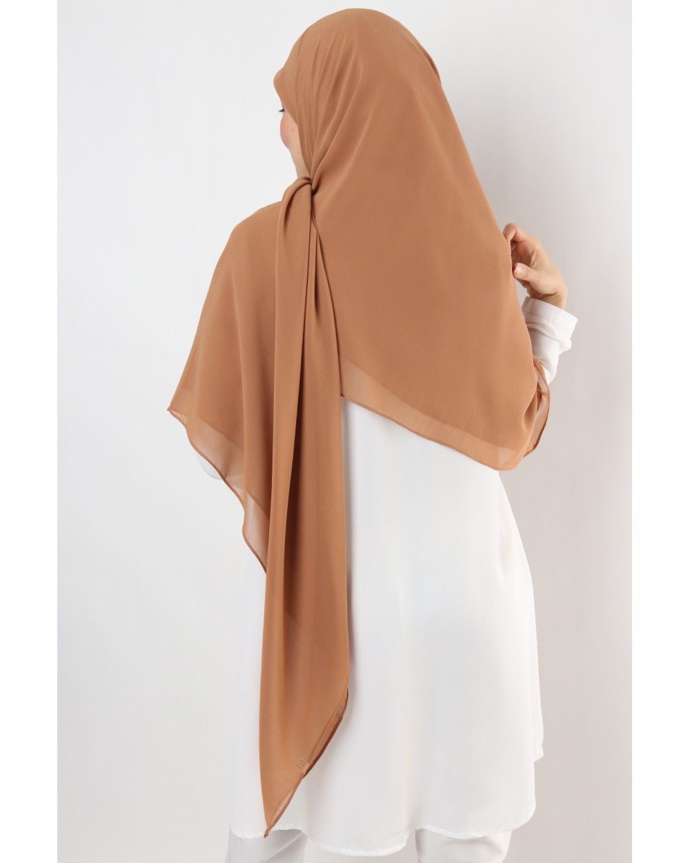 Nissa square chiffon hijab 150cm