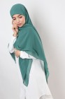 Nissa square chiffon hijab 150cm